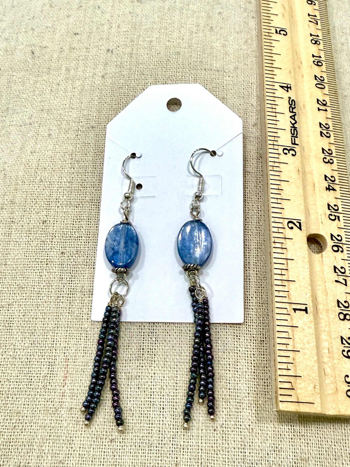 Blue Gemstone Earrings