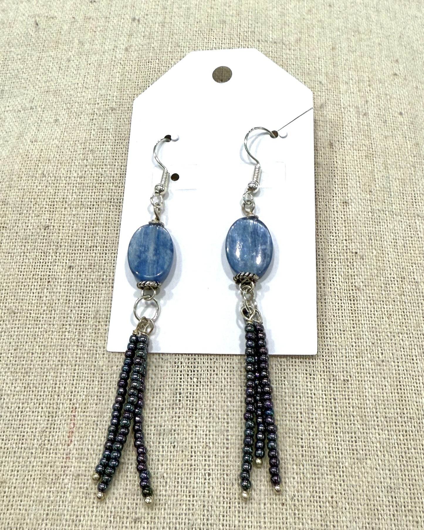 Blue Gemstone Earrings