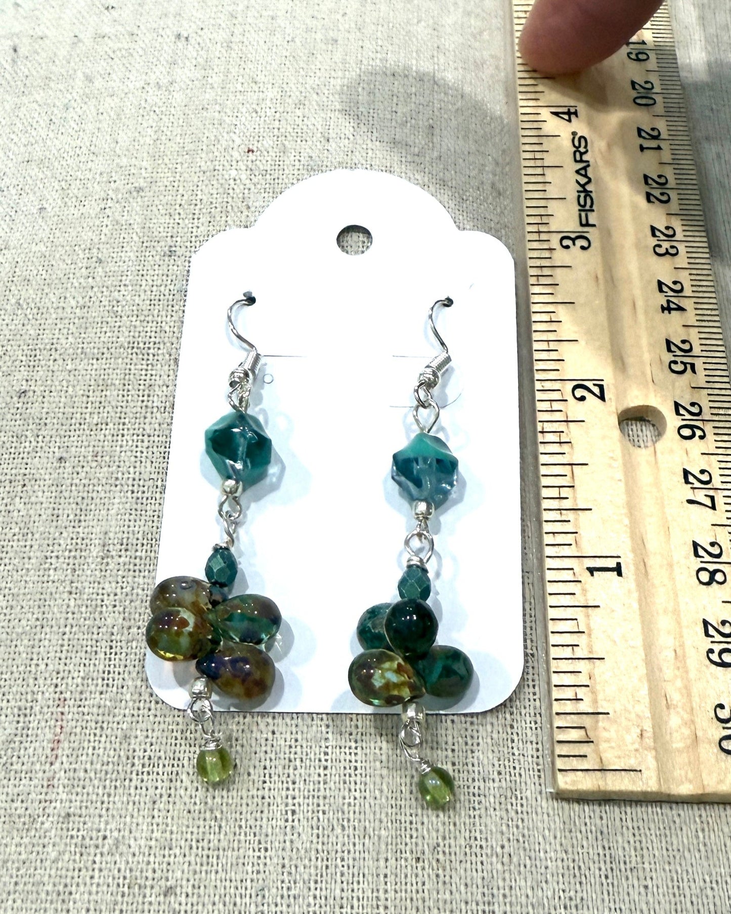 Glass Drop Earrings