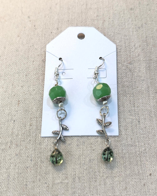 Lady Bug Earrings