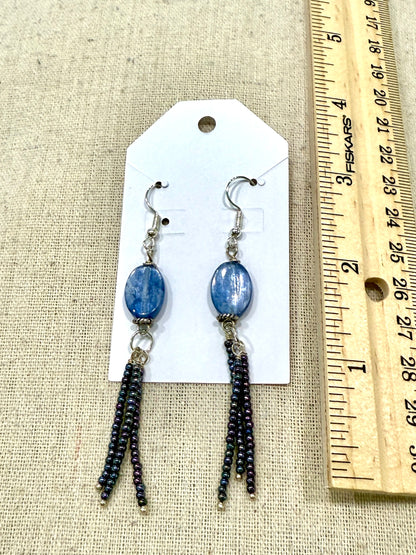 Blue Gemstone Earrings