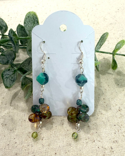 Glass Drop Earrings
